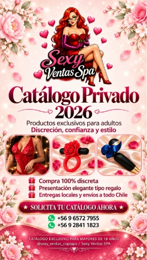 Portada del Catálogo Privado 2026 de Sexy Ventas SPA, imagen de referencia