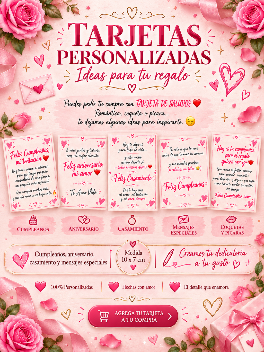 Ejemplo de tarjetas personalizadas